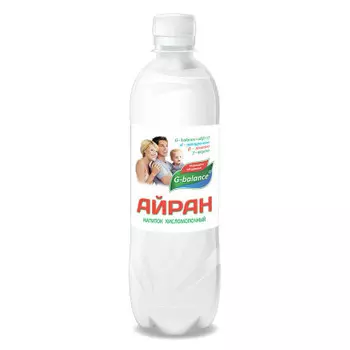 Напиток айран натурал 0,5л 1% негазированный пл/б ж-баланс