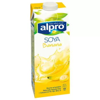 Напиток Alpro 1л соево-банановый с кальцием и витаминами