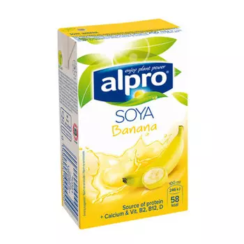Напиток Alpro 250мл соевый банановый с кальцием и витаминами