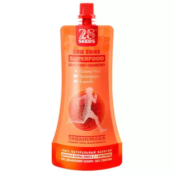 Напиток Чиа 28 Seeds 250мл грейпфрут клюква дой-пак