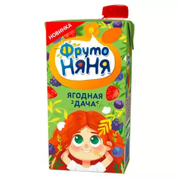 Напиток ФрутоНяня 500мл летняя новинка ягодная дача с 3 лет