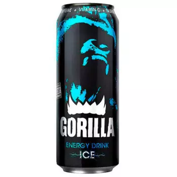 Напиток горилла тонизирующий мята 0.45 л б/алк ж/б