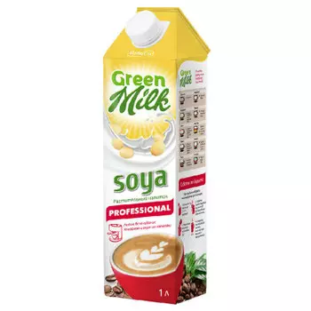 Напиток Green Milk Professional 1 л соевый обогащенный кальцием и витаминами