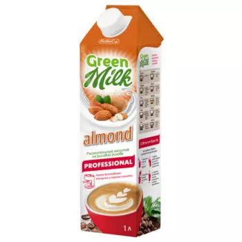 Напиток green milk professional 1 л миндальный на рисовой основе