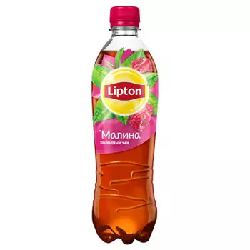 Напиток холодный чай липтон 0.5 л малина пл/б