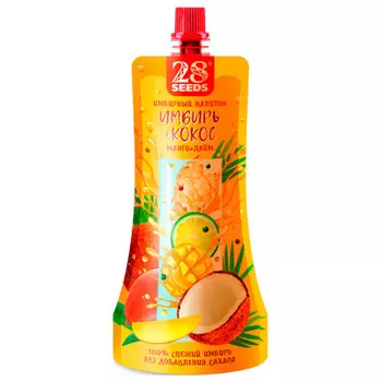 Напиток имбирный 250мл имбирь кокос дой-пак
