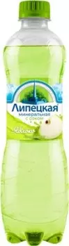 Напиток липецкая-лайт 0,5л яблоко газ пэт