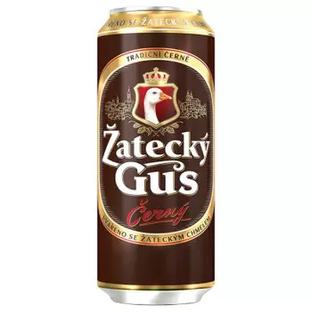 Напиток на основе пива Жатецкий гусь черный 0,45л 4,6% ж/б