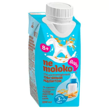 Напиток nemoloko овсяный 0.2 л 3, 2% для детского питания с 8 месяцев