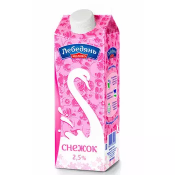 Напиток Снежок 450г 2,5% пюр пак кисломолочный сладкий лебедяньмолоко