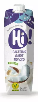 Напиток соевый hi 1 л 1, 8% с кокосом