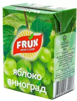 Напиток сокосодержащий фрукс 0.2 л яблоко виноград тетра-пак