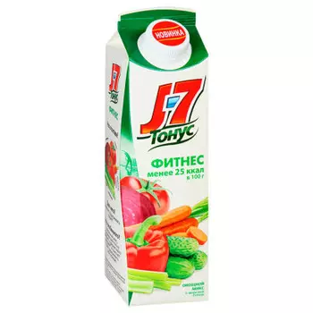 Напиток сокосодержащий j7 тонус 0.9 л овощной микс с морской солью