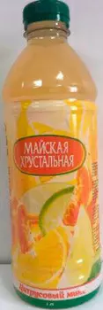 Напиток сокосодержащий Майская Хрустальная 1л цитрусовый микс пл/б