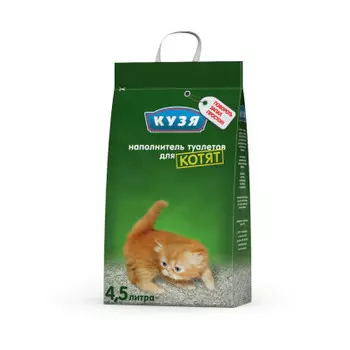 Наполнитель для котят 4,5л Кузя