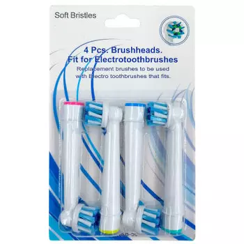 Насадка для электрической зубной щетки Unigood 4 шт крос актив