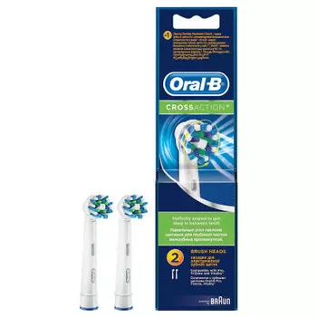 Насадка для зубной щетки Oral-B кросс экшен 2шт