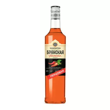 Настойка горькая брянская перцовая 0,5л 35%