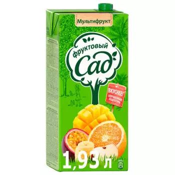 Нектар фруктовый сад 1.93 л мультифруктовый