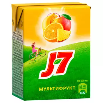 Нектар J7 0,2л мультифрукт