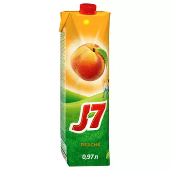 Нектар J7 0,97л персик