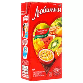 Нектар Любимый 0,485л тропический микс