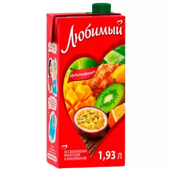 Нектар любимый мультифруктовый 1,93л