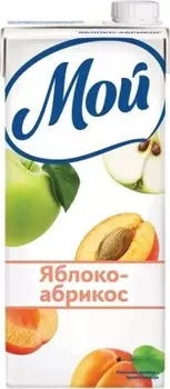 Нектар мой 0.95 л яблоко абрикос тетра-пак