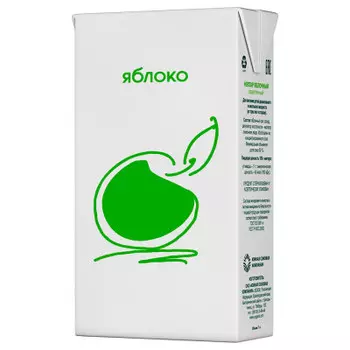 Нектар яблочный 1л