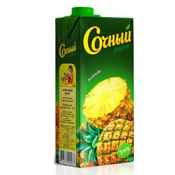 Нектар сочный фрукт 200мл ананас с 6 месяцев