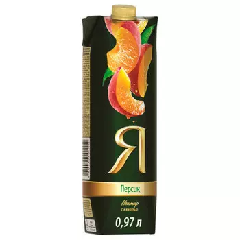 Нектар Я 0,97л 100% персик