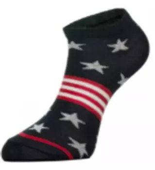 Носки детские чобот р.20-22 звёзды синий короткие 30s-25