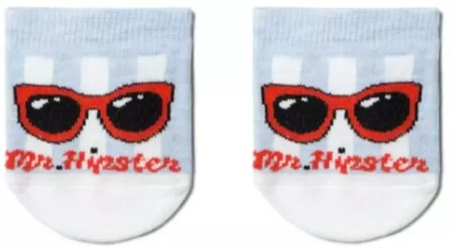 Носки детские конте актив р.12 светло-голубой ультракороткие 17с-63сп