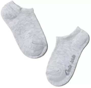 Носки детские конте актив р.12 светло-серый ультракороткие 17с-63сп