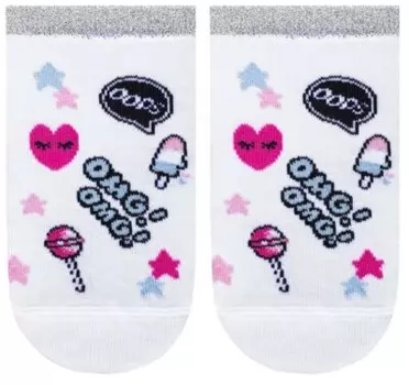 Носки детские конте актив р.24 белый 17с-87сп