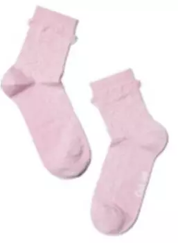 Носки детские конте тип-топ с кружевной лентой 7с-27 р.18 белый