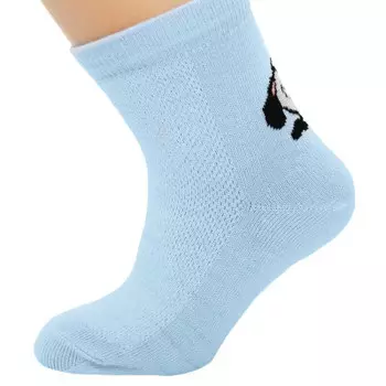 Носки детские тач р.14-16 щенок голубой 2106