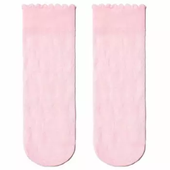 Носки для девочек Conte FIORI р.18-20 розовый нарядные 16с-53сп