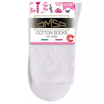 Носки для девочек омса калзино р.27-30 бьянко ажур 22 a02