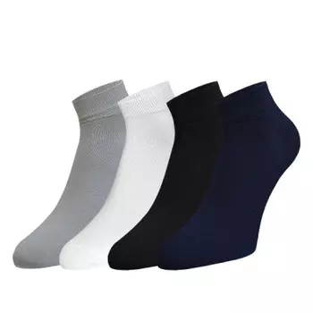 Носки мужские борисоглебский трикотаж лав р.41-44 черный/белый/серый короткие 4 с811