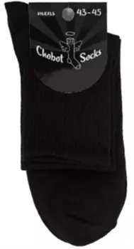 Носки мужские чобот р.27-29 с широкой резинкой черный 42-106
