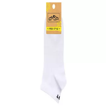 Носки мужские омса фристайл р.39-41 бьянко с надписью на резинке 605