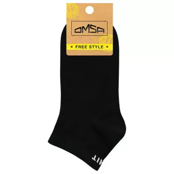 Носки мужские омса фристайл р.42-44 неро с надписью на резинке 605