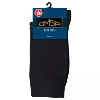 Носки мужские омса комфорт р.42-44 микроплюш зима неро 303