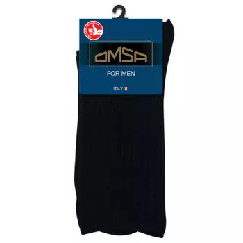 Носки мужские омса комфорт р.45-47 широкая резинка всесезон неро 302