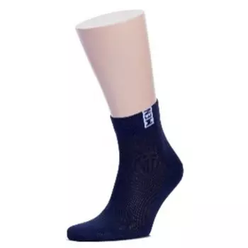 Носки мужские русокс укороченные сетка р.27 темно-серый м-2211 лето