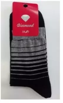 Носки женские диадемонд черный р.25 1ж-10