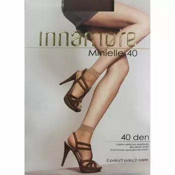 Носки женские иннаморе 40 ден 2 пары миниелле дайно