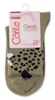 Носки женские конте классик р.23 хлопковые белый 17 с-183 сп