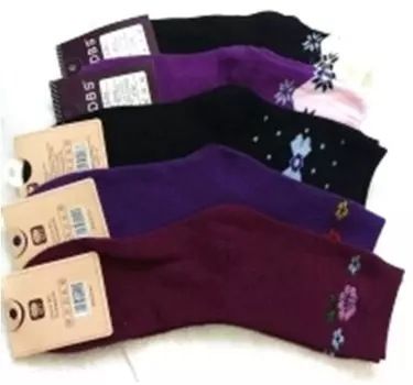 Носки женские махровые укороченные